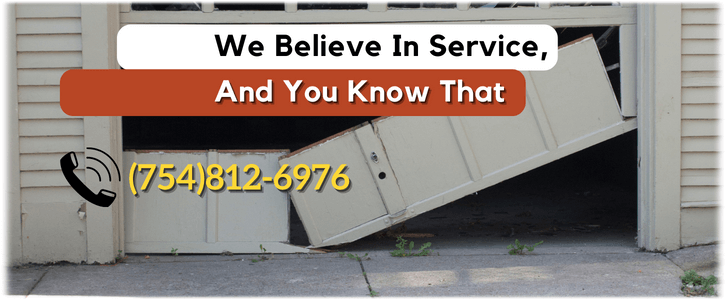 Garage Door Off Track Coral Springs (754)812-6976